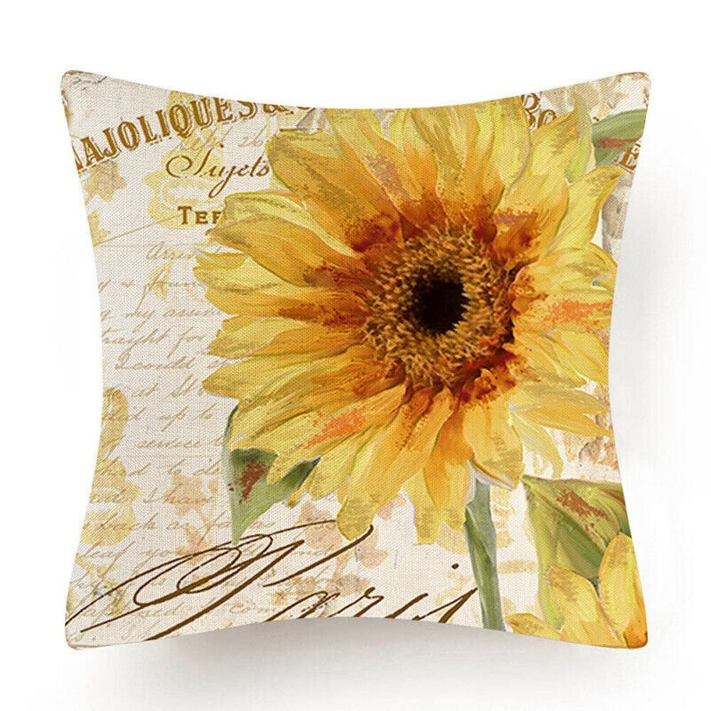 Sunflower in‎ Paris Pillowcase NWOT